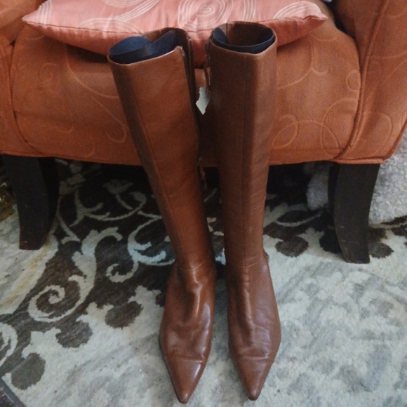 Boots Botas Camel Tan -Tall 8M - Picture 4 of 7